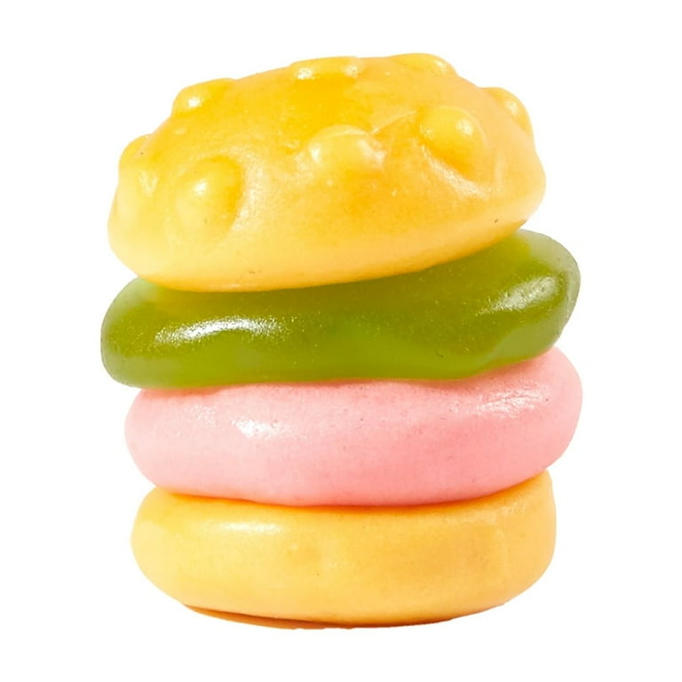 SpongeBob SquarePants Gummy Krabby Patties Candy – 65 Count Fruit Flavors, 20.64 Oz Bag By Frankford Candy
