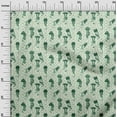 thumbnail image 3 of oneOone Rayon Light Green Fabric Ocean Jelly Fish Craft Projects Decor Fabric Printed By The Yard 56 Inch Wide, 3 of 4