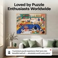 thumbnail image 3 of Kitchen Cats Chaos Jigsaw Puzzle for Adults 1000 Pieces, Colorful Whimsical Cat Illustration, Premium Thick Cardboard with Matte Finish, Perfect Gift for Cat Lovers and Puzzle Enthusiasts, 3 of 8