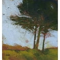 thumbnail image 2 of Bailey, Paul 12x13 Gold Ornate Wood Framed with Double Matting Museum Art Print Titled - Tair Coeden, 2 of 4
