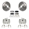 thumbnail image 1 of Transit Auto Rear Disc Brake Caliper Rotors and Ceramic Pads Kit for Car 2010-2017 Chevrolet Equinox GMC Terrain KC8-100066T, 1 of 11