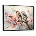 thumbnail image 2 of Designart "Sumi Bird Asian Painting VI" Asian Art Floater Framed Wall Decor, 2 of 7