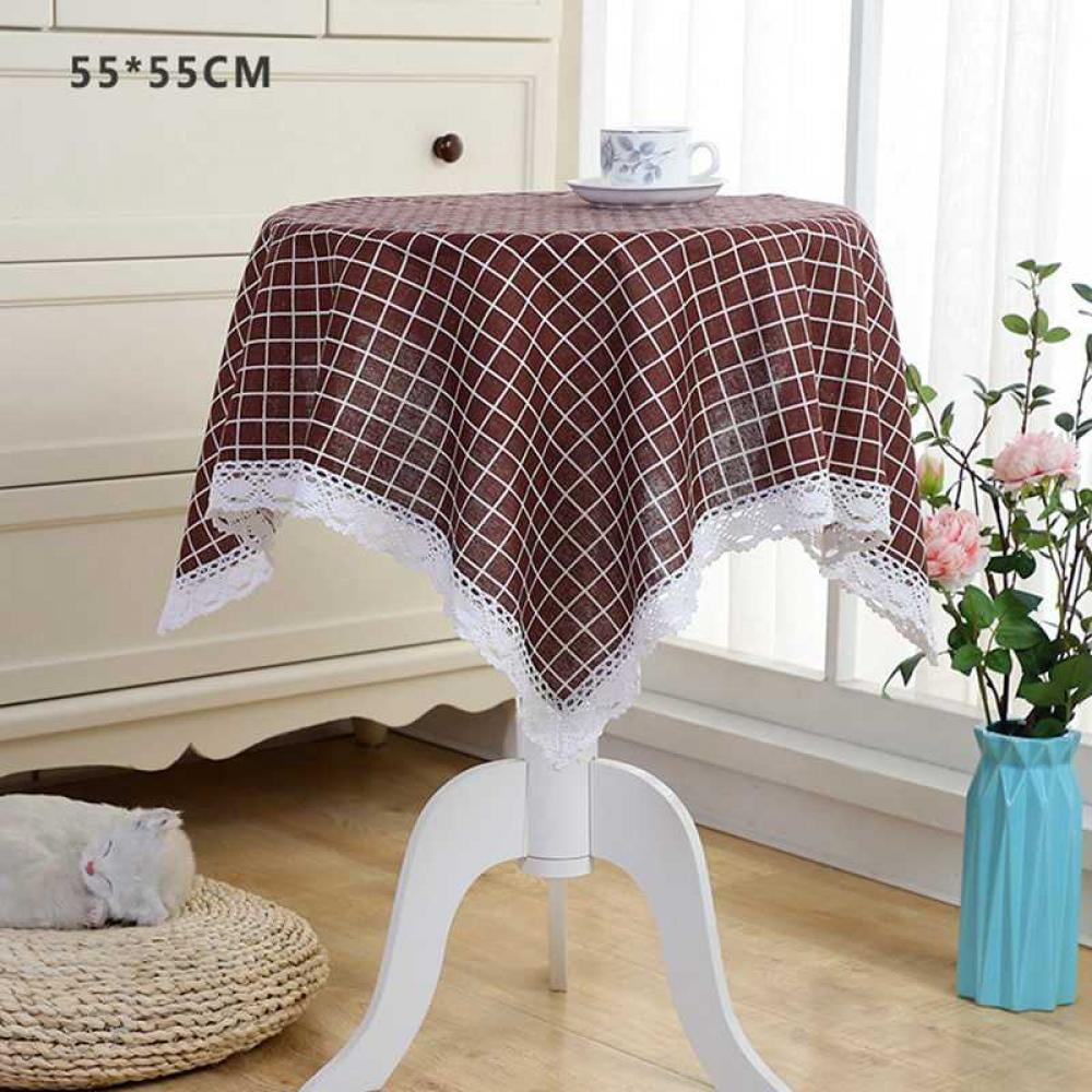 10pcs Disposable Tablecloth Dustproof Thick Table Cover Round Square Table Cloth 