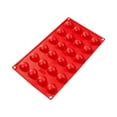thumbnail image 2 of Fat Daddio's Silicone Pastry Mould - Hemisphere, 1-1/8", 2 of 5