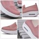thumbnail image 3 of 1 par de zapatillas deportivas de malla para mujer, transpirables y relajantes, con suela gruesa., 3 of 7