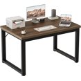 thumbnail image 1 of unbranded 40 Inch Computer Desk, 1.2" Thick Modern Simple Study Writing Table, Heavy Duty Industrial Office Desk for Home Bedroom Workstation, Walnut, 1 of 18