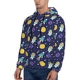 thumbnail image 3 of Daiia Astronaut Corgi for Men's Fashion Hoodies & Sweatshirts with Kangaroo Pocket Hooded Sweatshirt Breathable & Moisture Wicking-X-Large, 3 of 7