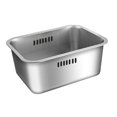 thumbnail image 2 of Cesta de drenaje para lavabo, práctico y versátil utensilio de cocina, colador, utensilios de cocina para , verduras, cebada, frutas y pasta., 2 of 9