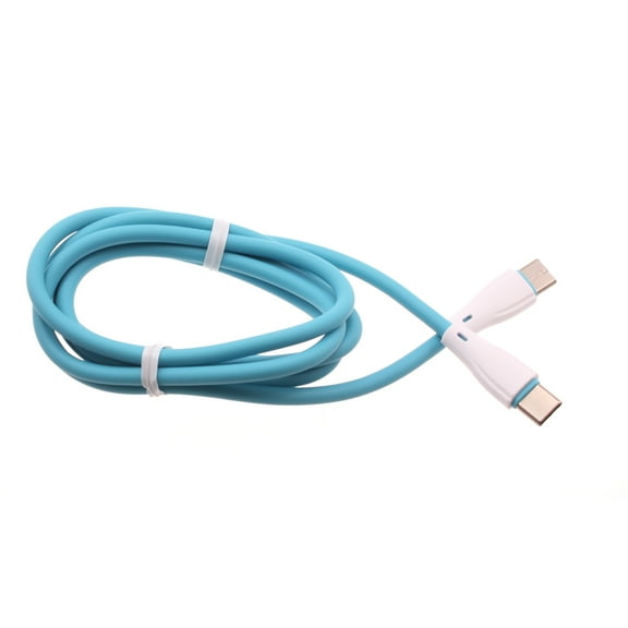 USB-C to Type-C Blue 4ft PD Cable for CAT S62 Phone - Fast Charger Cord Power Wire Sync [C-to-C] R8D