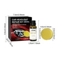 thumbnail image 3 of Fiudx Ofertas flash Artículos en oferta Kit de reparación de faros de coche, agente de reparación de faros de coche, reparación de arañazos de faros de coche, pantalla de lámpara, agente de recubrimi, 3 of 7