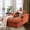 Orange, variant on QNACPY 67" Oversized Chaise Lounge Chair Bedroom, Boneless Couch Comfy Upholstered Sleeper Sofa Bed with Double Cushions, Corduroy Cloud Reading Chair for Living Room,Office,Orange