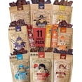 thumbnail image 3 of Righteous Felon Beef Jerky & Meat Sticks Variety Pack | Gluten Free Beef Jerky Snack Packs for Adults | High Protein, Keto, Low Sugar | Made with Premium Meats | Gifts for Men | 10 Pack Sampler, 3 of 9