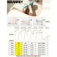 thumbnail image 2 of BERANMEY Cozy Slippers for Women House Shoes with Memory Foam Insoles Soft Fuzzy Cozy Indoor & Outdoor Anti Skid Rubber Sole Great Gift for Mom Girlfriend Ladies, 2 of 8