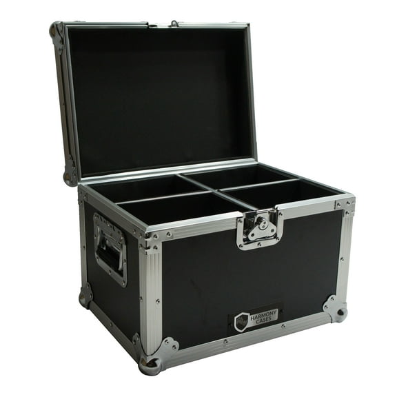 Harmony Cases Quad Chamber Space DJ Lighting Universal Ultility Road Travel Case