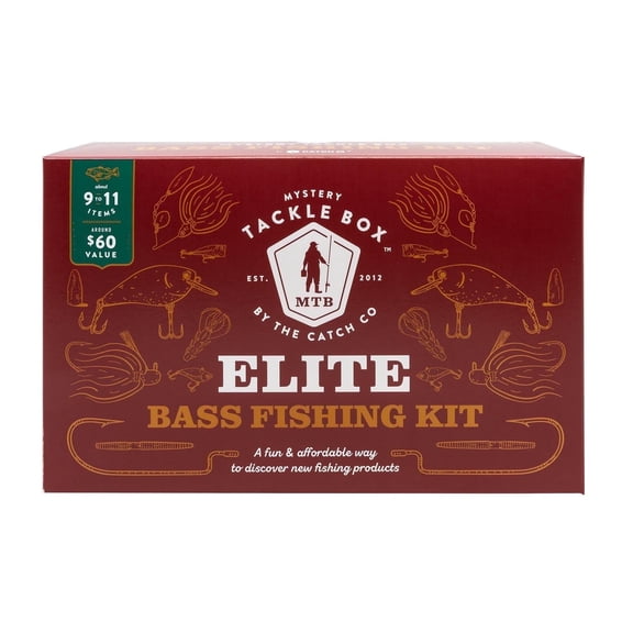 Mystery Tackle Box Elite Bass Fishing Lure Kit - Lead Free