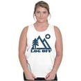 thumbnail image 3 of Log Off Nature Outdoors Hike Camping Tank Top T Shirts Men Women Brisco Brands S, 3 of 6