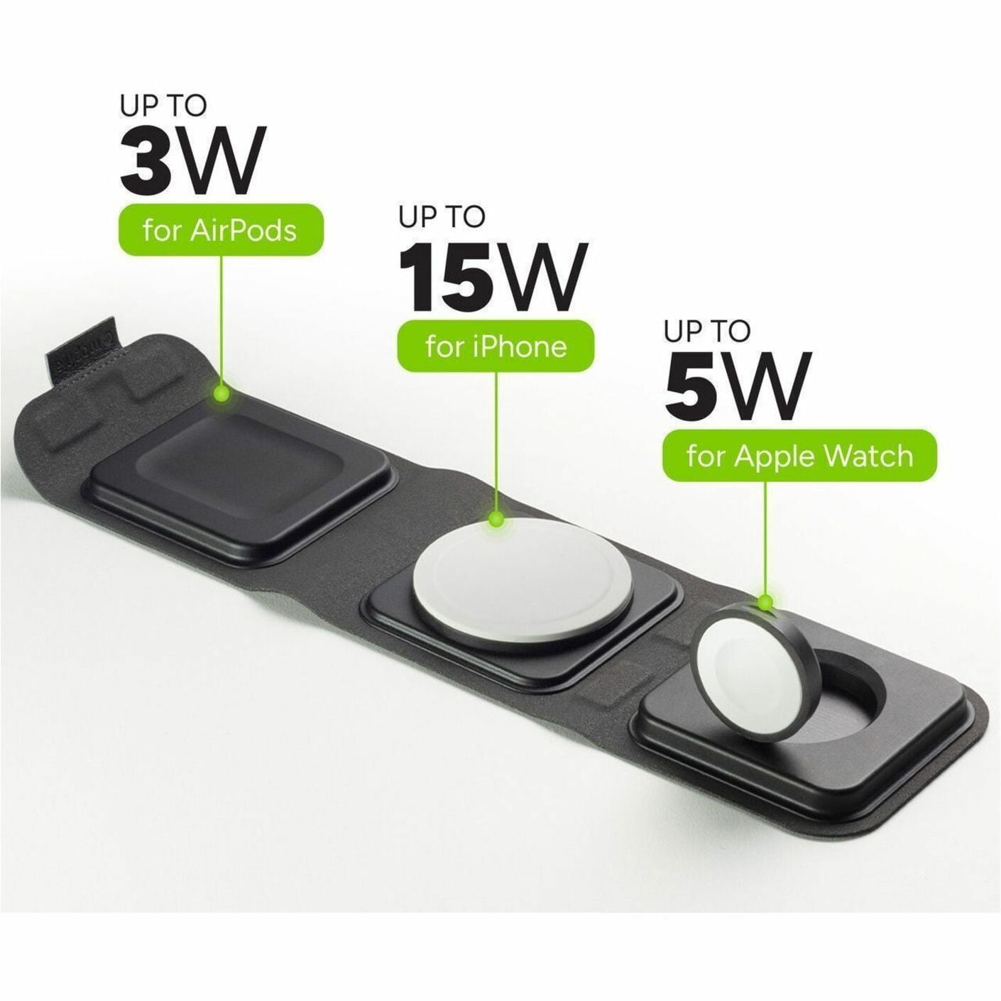 mophie 3-in-1 travel charger with MagSafe
