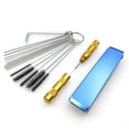 thumbnail image 2 of Huisuilinss Guitar Nut Slotting File Set,Guitar Nut Slotting File Saw Rods Slot Filing Set,Needle File Set,Luthier Replacement Tools, 2 of 8