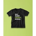 thumbnail image 4 of Tstars Boys' Hockey T-Shirt - Presents for Hockey Lovers Players - Youth Ice Hockey Gift - XS, Black, 4 of 5