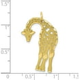thumbnail image 4 of 14k Yellow Gold Giraffe Charm - 29mm, 4 of 6