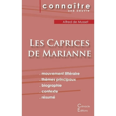 Fiche de lecture Les Caprices de Marianne de Musset (Analyse littéraire de référence et résumé complet) (Paperback)