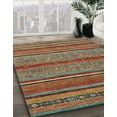 thumbnail image 2 of Ahgly Company Indoor Rectangle Abstract Brown Abstract Area Rugs, 5' x 8', 2 of 6