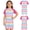 Hot Pink, variant on iiniim Girls Special Needs Adaptive Clothing Autism Printed Short Sleeve Anti-strip Jumpsuit Sensory Friendly Clothes Yellow 6