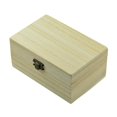thumbnail image 1 of Caja de madera organizadora de almacenamiento de joyas de madera ataúd de madera caja de madera con tapa 150x98x69mm, 1 of 9