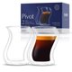 thumbnail image 1 of JoyJolt Pivot Espresso Shot Glass - Juego de 2 tazones de café expreso con diseño singular - Lentes de café expreso de doble pared para uso doméstico o prof, 1 of 7