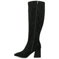 thumbnail image 3 of Brinley Co. Womens Tru Comfort Foam™ Wide Calf Covered Block Heel Boot, 3 of 7