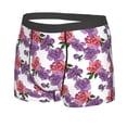thumbnail image 2 of Wukai Peonies Print Men’s Underwear Breathable Boxer Briefs,&nbsp;Moisture Wicking & Breathable-Medium, 2 of 7