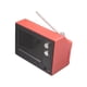 thumbnail image 2 of Televisión en miniatura, juguete de comida, casa de muñecas, TV 1/12 para niños, juguete de estilo vintage, muebles de casa de muñecas, mini televisor Rojo, 2 of 8