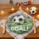 thumbnail image 4 of Artículos para fiestas de fútbol | Juego de platos, vasos, servilletas y pajitas desechables | Platos de 7 y 9 pulgadas para fiestas de cumpleaños con temática deportiva o celebraciones de partidos, 4 of 6