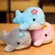 thumbnail image 4 of Juguete de peluche de delfín con flor para niños, llavero colgante de pez oceánico, regalo de boda, 4 of 5