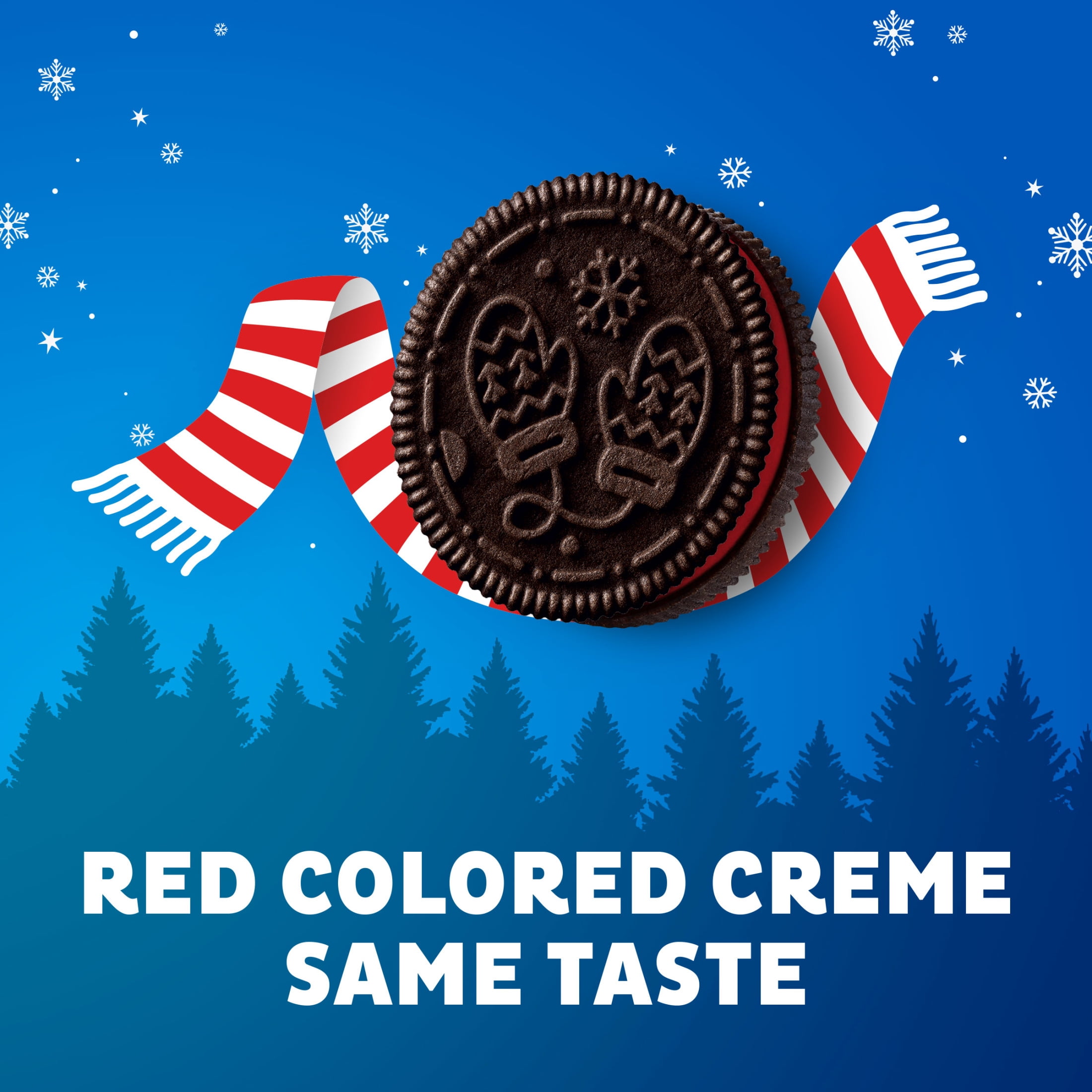 (4 pack) OREO Holiday Cookies Variety Pack, 20 Snack Packs