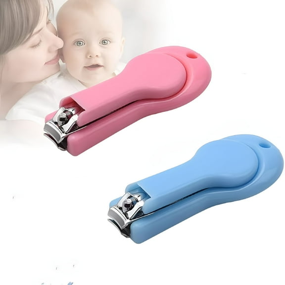 ACDANC Baby Nail Clippers, for Trimming Baby's Fingers or Toes, Blue and Pink Toddler Nail Clippers for Infant, Toddler, Kids