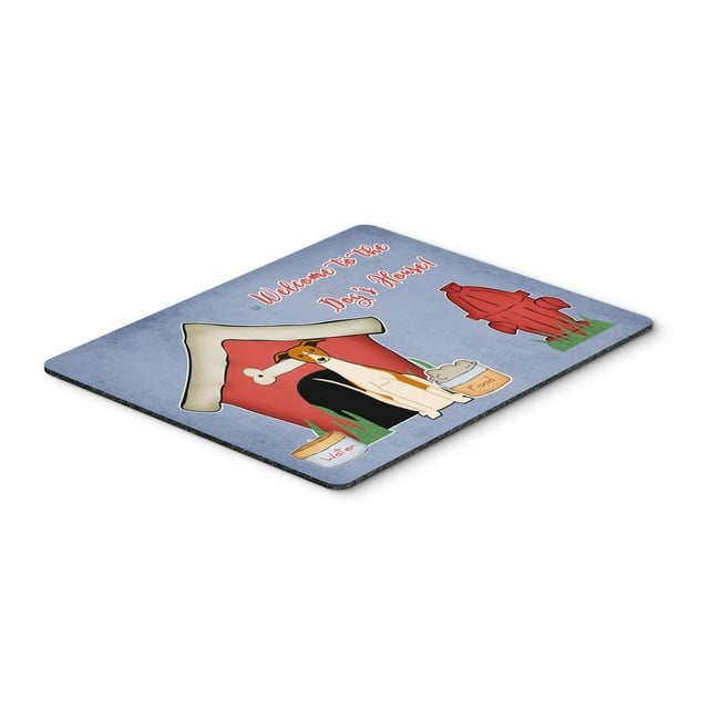""Alfombrilla De Ratón Whippet De La Colección Dog House De Caroline'S Treasures, Multicolor, 7,75 X 9,25 (Bb2853Mp)""