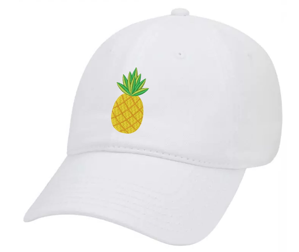 Classic Unisex Baseball Cap Upside Down Pineapple Adjustable Washed Hat Vintage Dad Hat 