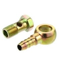 thumbnail image 5 of Unique Bargains 1 Set Banjo Bolt Kit M14x1.5 Banjo Bolt Hose Barb Fitting with Copper Washers for Car Iron Bronze Tone, 5 of 6