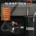 thumbnail image 3 of VEVOR Fuel Transfer Pump 12V 15 GPM 1/4 HP Diesel Pump with Auto Fuel Nozzle, 3 of 9