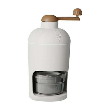 

BEFOKA Home Supplies Ice Crusher-Manual Rotary Ice Crusher-Small Manual Shaving Ice Machine for Household-Commercial Hand-cranked Ice Crusher