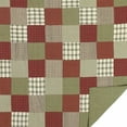 thumbnail image 2 of Farmhouse Quilt Prairie Winds Patchwork Cotton Red Green Bedroom Decor TCC Brands, 2 of 8