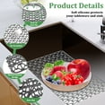 thumbnail image 3 of Vensio -Large Silicone Sink Protectors for Kitchen Bottom 26x14 Inch, Heat Resistant Non-Slip Sink Mat and Dish Drying Pad, Flexible Sink Grid for Stainless Steel Sinks, 3 of 9