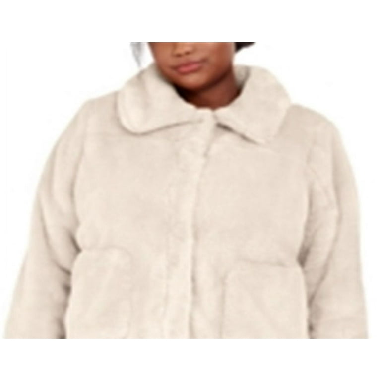 Jou Jou Junior s Plus Faux Fur Jacket Brown Size XXX Large Walmart