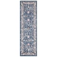 thumbnail image 1 of Concord Global Trading 72342 2 x 7 ft. Vintage Istanbul Border Runner Rug, Navy, 1 of 1