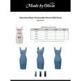 thumbnail image 2 of Made by Olivia Women's Sleeveless Basic Stretchable Denim Midi Dress, 2 of 7