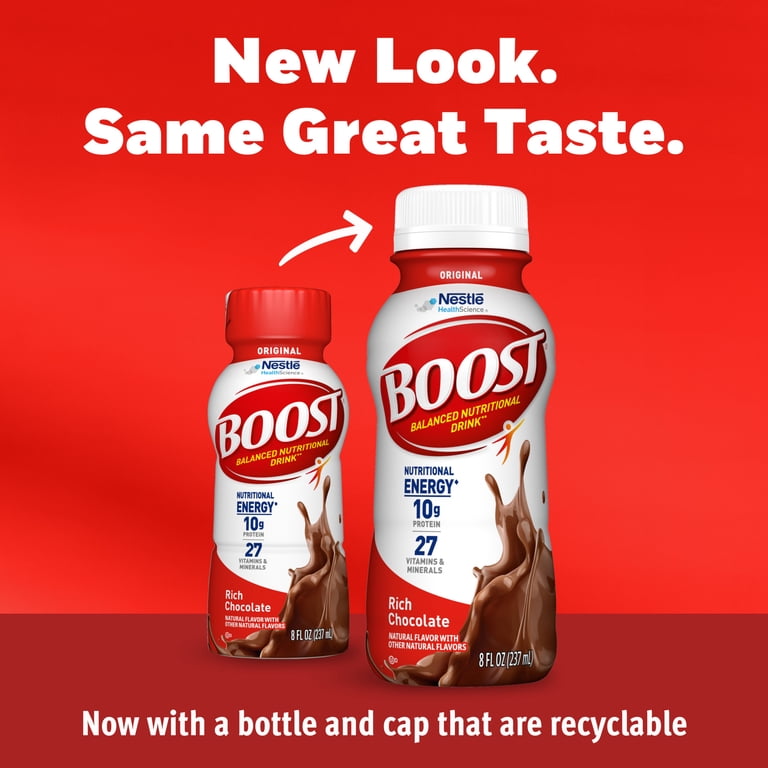 boost drink box Plus by Nestle Health Science C and K to help maintain strong bones Boost Original Ready To Drink