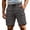 Dark Gray, variant on Cargo Shorts for Men Twill Knee Length Drawstring Athletic Shorts with Pockets Summer Casual Outdoor Hiking Short, S