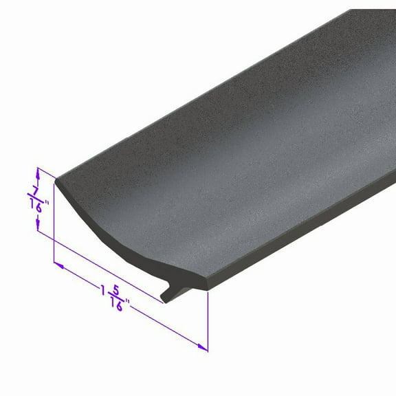 Black Rubber Hood to Cowl Seal - LP 14-Q