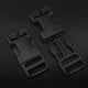thumbnail image 2 of Hebillas De Liberación Rápida 2 hebillas de cincha Molle para montaje en superficie, hebillas de chaleco Airsoft (negro) Hugtrwg Para Estrenar, 2 of 8